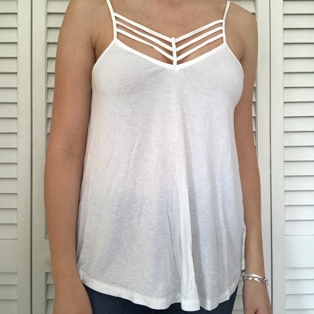 Strappy fashion tank